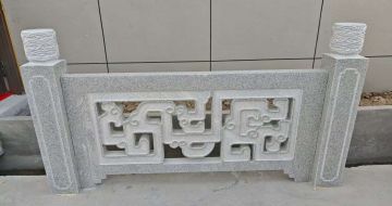 襄阳芝麻白河道栏杆 桥栏杆