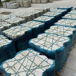 襄阳黄金麻冰裂纹 碎拼