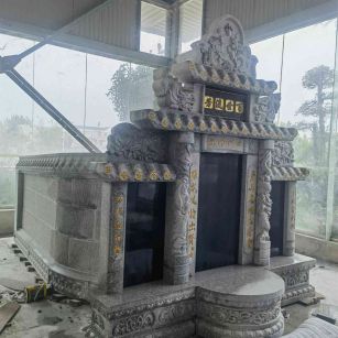 襄阳套墓 墓碑 围坟石 异形定制