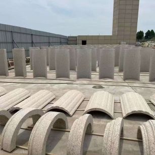 襄阳黄金麻别墅柱皮 异形 线条定制