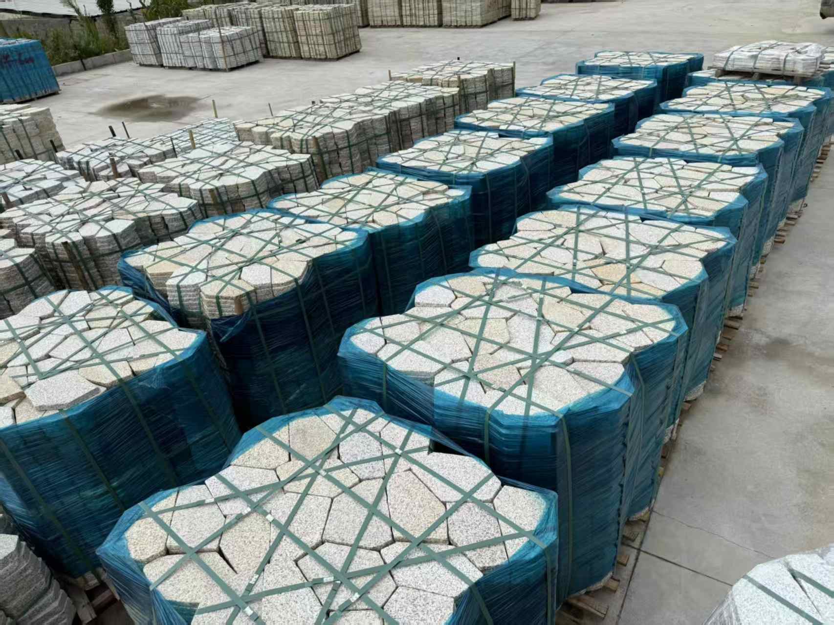 襄阳黄金麻冰裂纹 碎拼