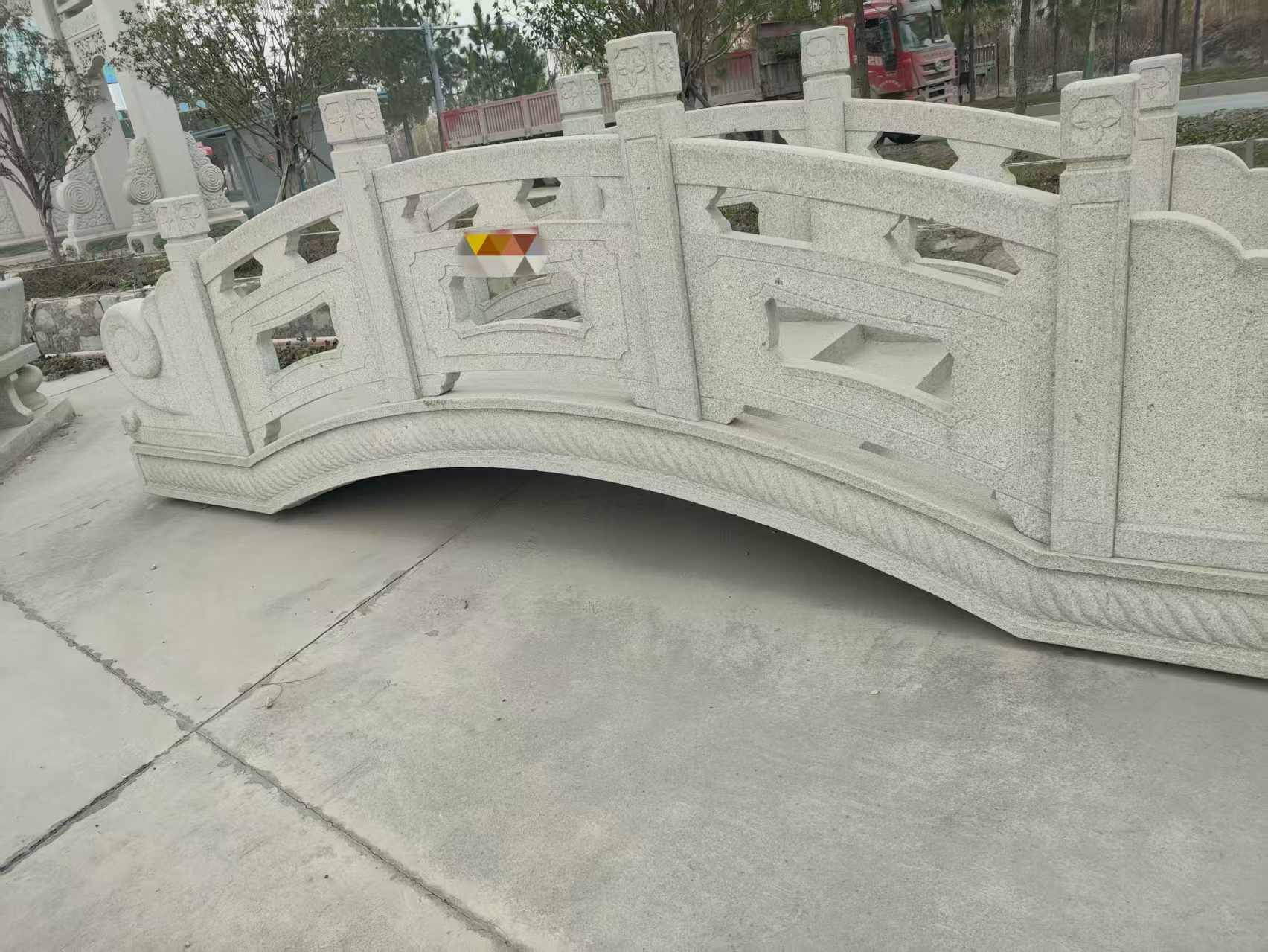 襄阳芝麻白拱桥，石桥