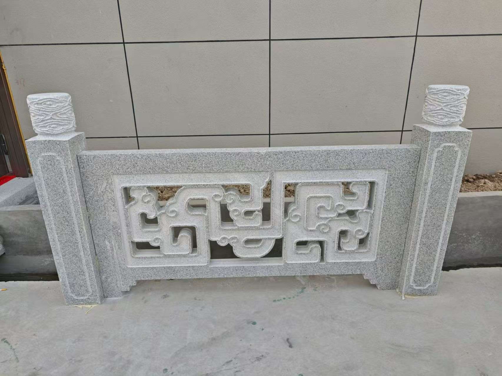 襄阳芝麻白河道栏杆 桥栏杆