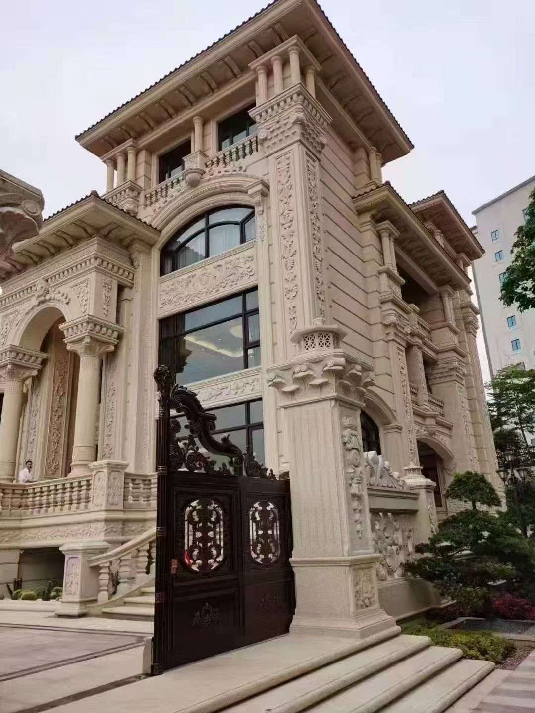 襄阳黄金麻别墅外墙异形定制