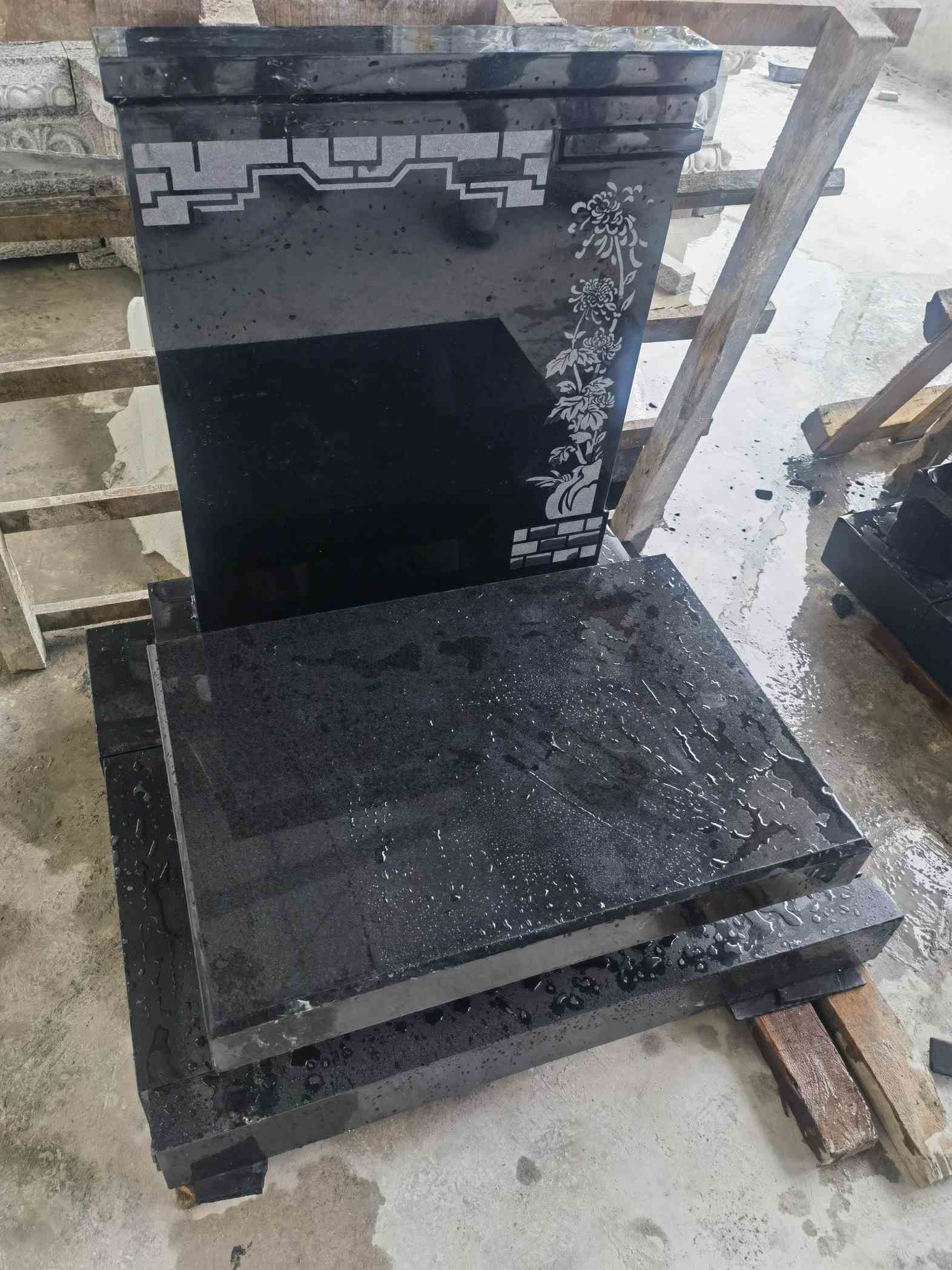 襄阳花岗岩墓碑石 墓碑 套墓